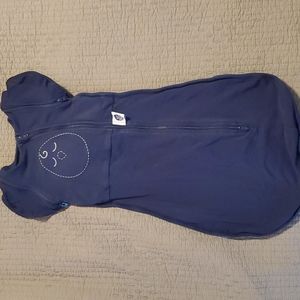 Nested Bean Zen One Sleep Sack Swaddle Size 3-6 months in Blue